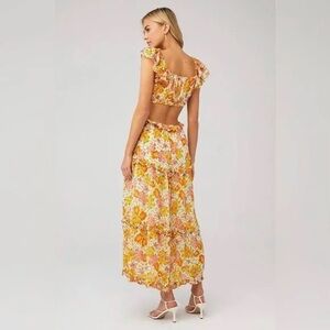 Cleobella Women's Floral Print Ruffle Clara Dress